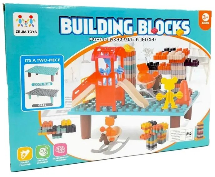 Ze jia toys Παιδικά τουβλάκια παζλ - Building blocks