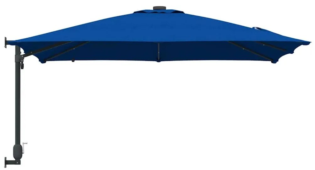 vidaXL Ομπρέλα Κήπου Αζούρ μπλε 248.5 x 247.5 x 160 εκ. ύφασμα
