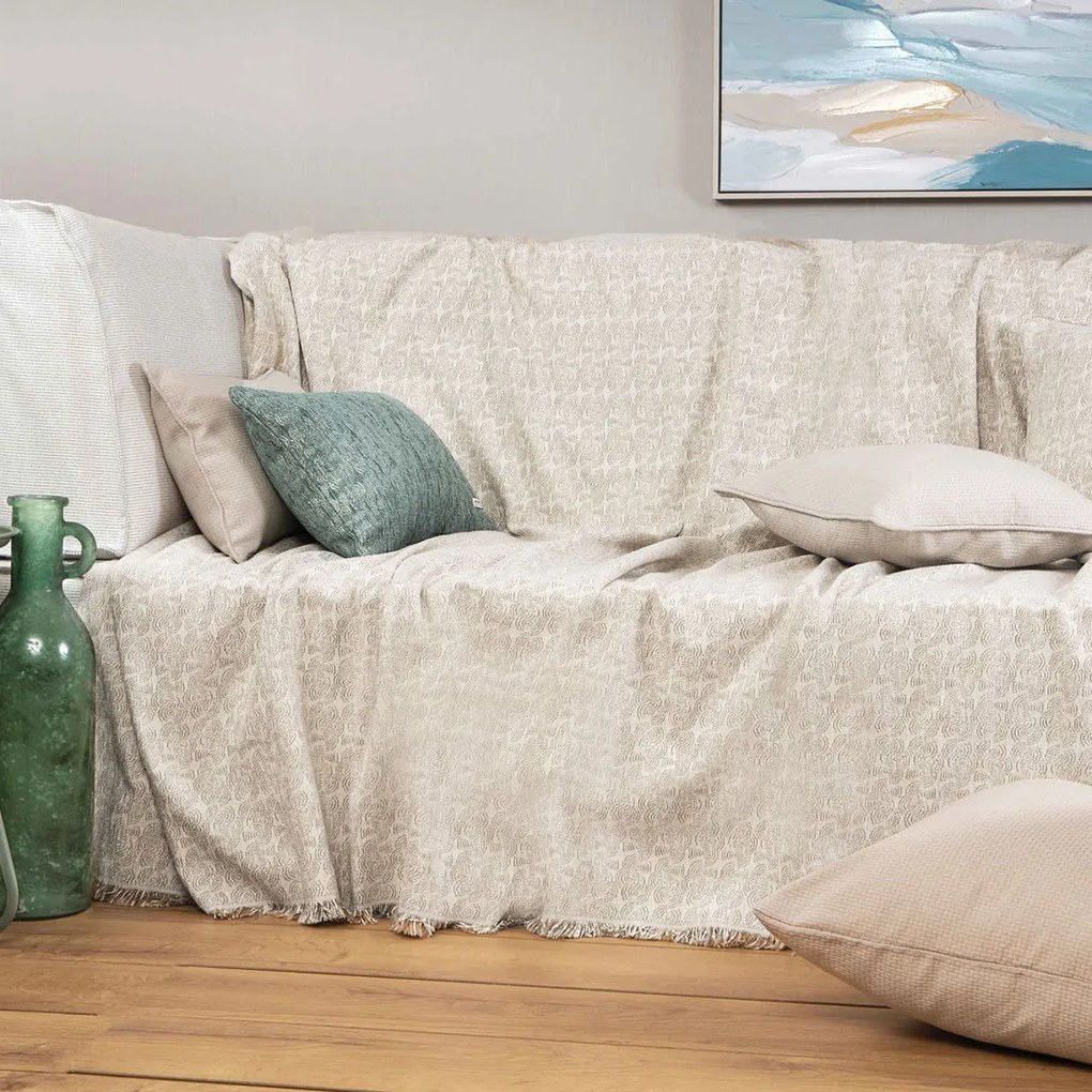 Ριχτάρι Τετραθέσιου Καναπέ (180x350) Aslanis Home Selena Μπεζ