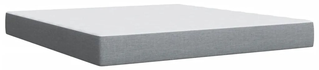 ΚΡΕΒΑΤΙ BOXSPRING ΜΕ ΣΤΡΩΜΑ ΑΝΟΙΧΤΟ ΓΚΡΙ 180X200 ΕΚ. ΥΦΑΣΜΑΤΙΝΟ 3287528