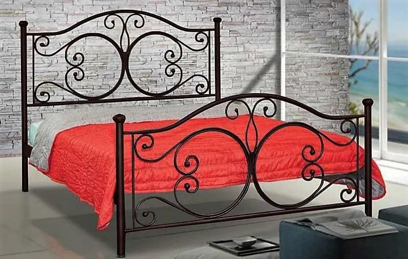 Κρεβάτι Ν75 για στρώμα 160χ200 υπέρδιπλο με επιλογές χρωμάτων
