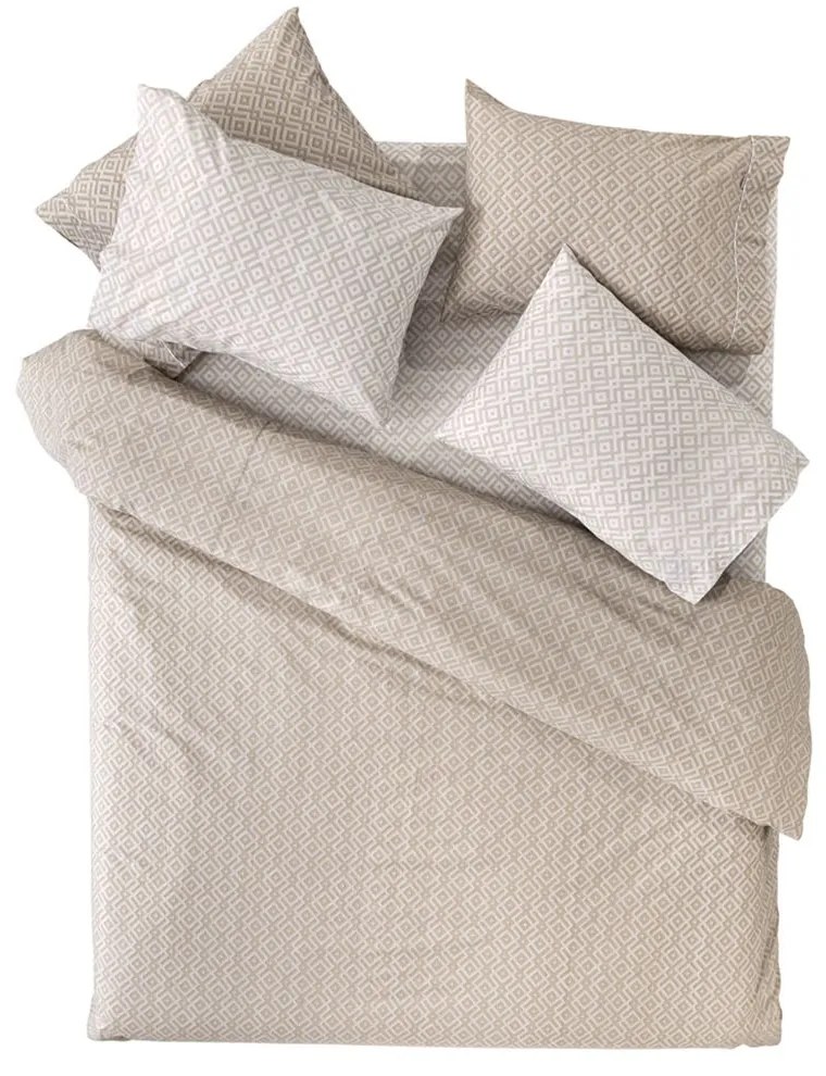 Σεντόνια Elements (Σετ 3τμχ) Natural Guy Laroche Μονό 165x265cm 100% Cotton Percale