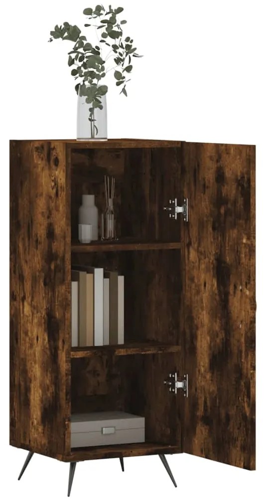 vidaXL Ντουλάπι Καπνιστή Δρυς 34,5 x 34 x 90 εκ. Επεξεργασμένο Ξύλο