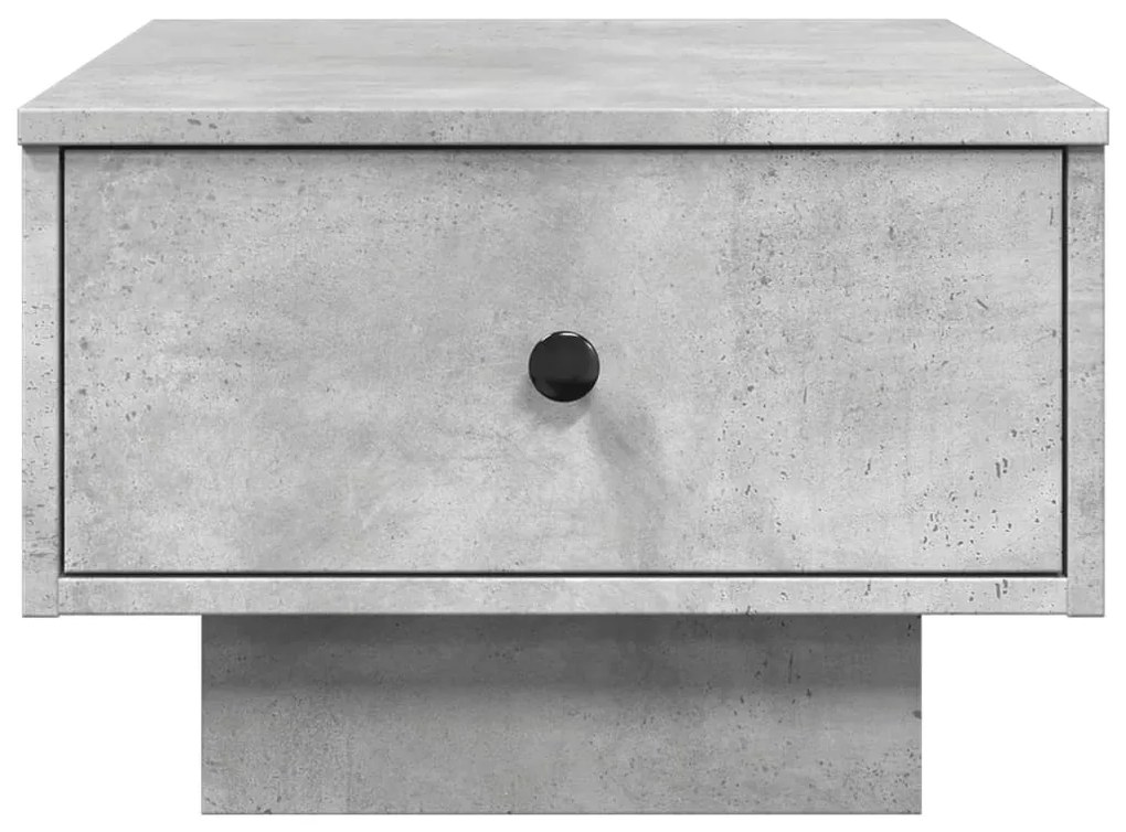 vidaXL Τραπεζάκι Σαλονιού Γκρι Σκυροδ. 60x45x31 εκ Επεξεργασμ. Ξύλο