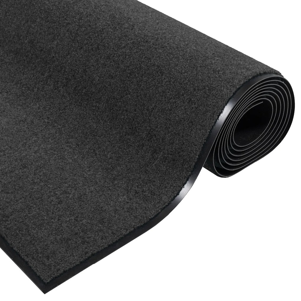 vidaXL Πατάκι πόρτας Ορθογώνιο σε Ανθρακί 60x180 εκ