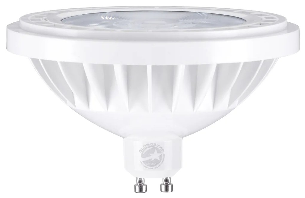 GloboStar 60132 Σποτ LED GU10 AR111 15W 1500lm 12° AC 220-240V IP20 Φ11 x Υ6.6cm Ψυχρό Λευκό 6000K Dimmable - 3 Χρόνια Εγγύηση - 60132