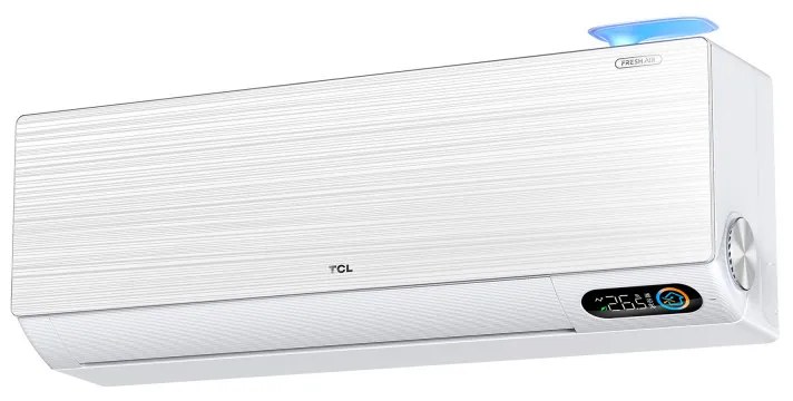 Κλιματιστικό Inverter TCL FreshIN TAC-12CHSD/FBI, 12000 BTU, Class A+++/A+++, 29 dB, Αυτοκαθαριζόμενο, 3D Airflow, QuadruPuri φίλτρο, Λευκό