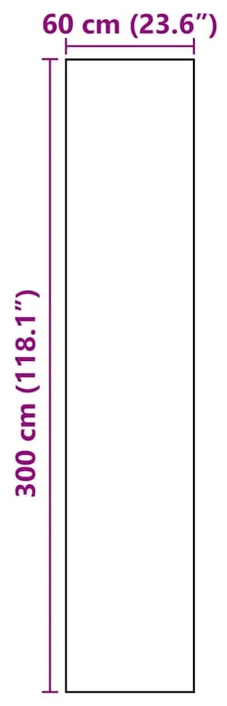 vidaXL Χαλί Κουζίνας Other Κυματιστό 60 x 300 cm Βελούδο