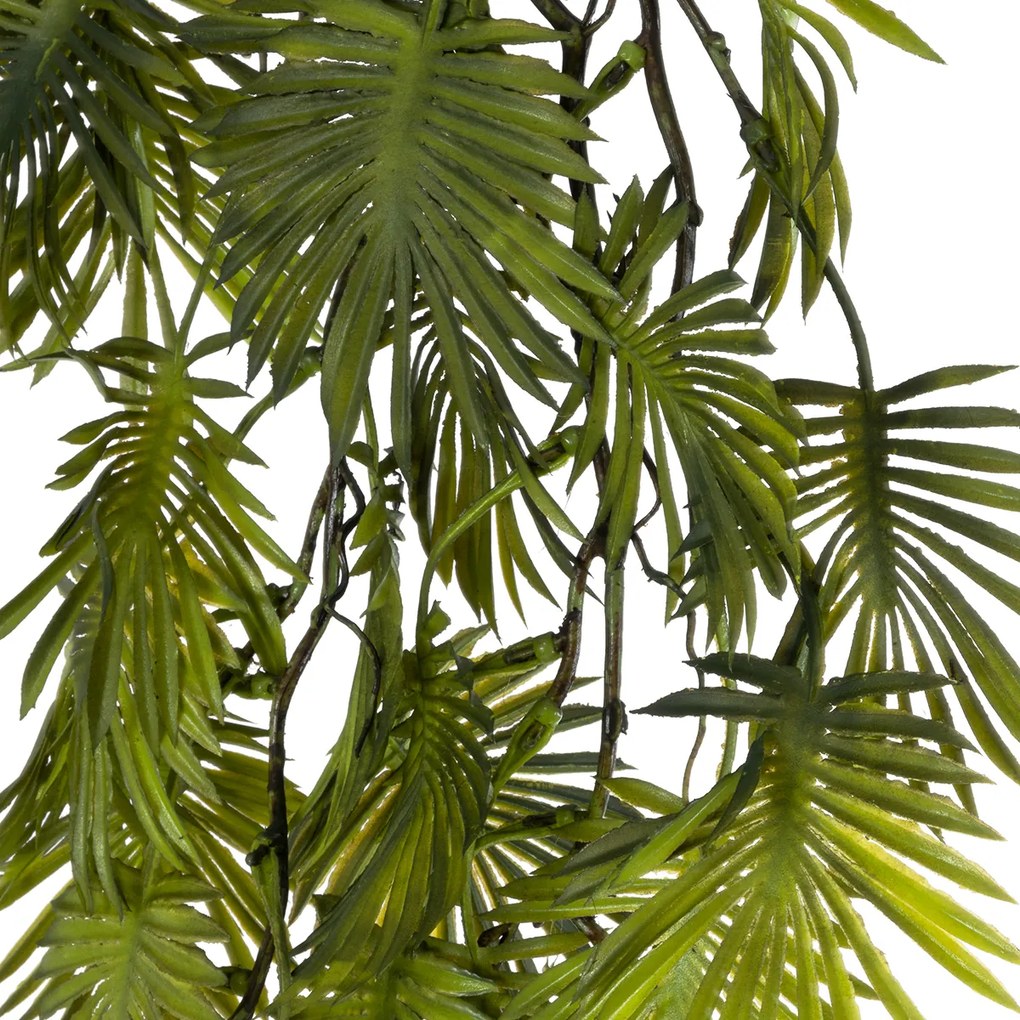 GloboStar® Artificial Garden HANGING FERN 20614 Τεχνητό Διακοσμητικό Κρεμαστό Φυτό Φτέρη Μ30 x Π10 x Υ90cm