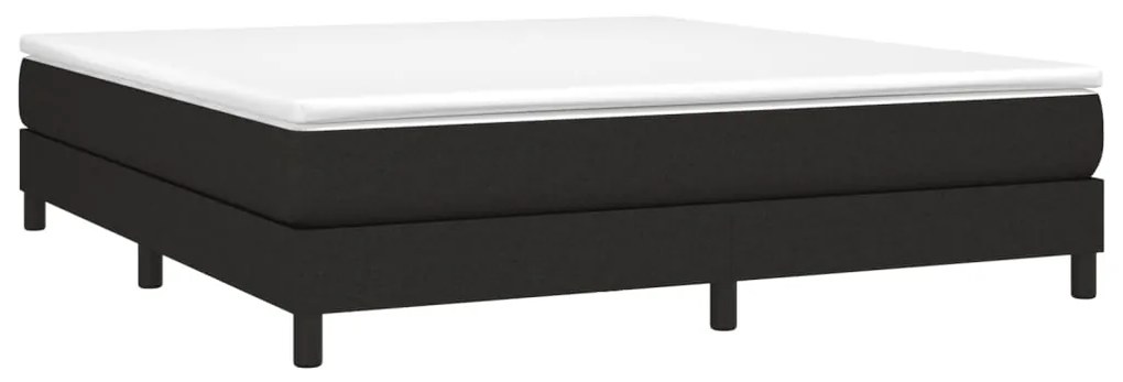 ΚΡΕΒΑΤΙ BOXSPRING ΜΕ ΣΤΡΩΜΑ ΜΑΥΡΟ 180X200 ΕΚ. ΥΦΑΣΜΑΤΙΝΟ 3144095