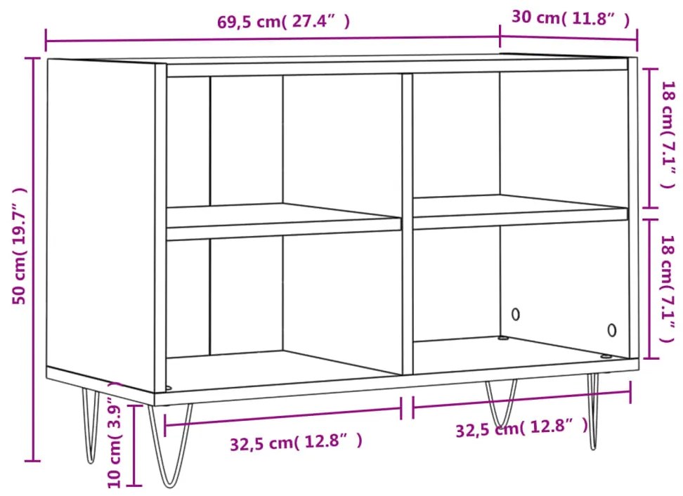 ΈΠΙΠΛΟ ΤΗΛΕΟΡΑΣΗΣ ΓΥΑΛ. ΛΕΥΚΟ 69,5X30X50 ΕΚ. ΕΠΕΞΕΡΓΑΣΜΕΝΟ ΞΥΛΟ 826966