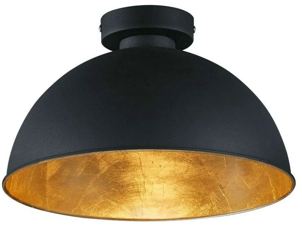 Φωτιστικό Οροφής - Πλαφονιέρα Jimmy R60121002 1xE27 60W Φ31cm 19cm Black RL Lighting Metal
