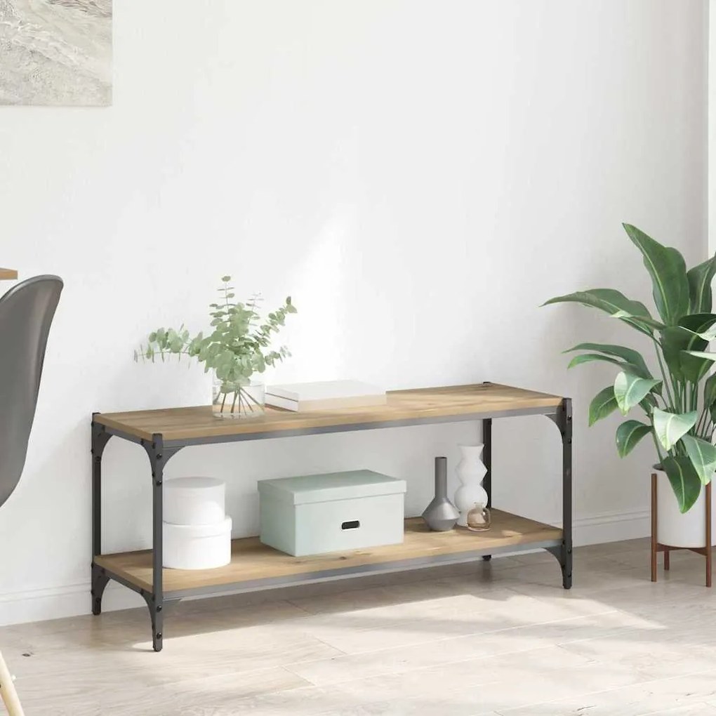 vidaXL Ντουλάπι TV Artisan Oak 100x33x41εκ.