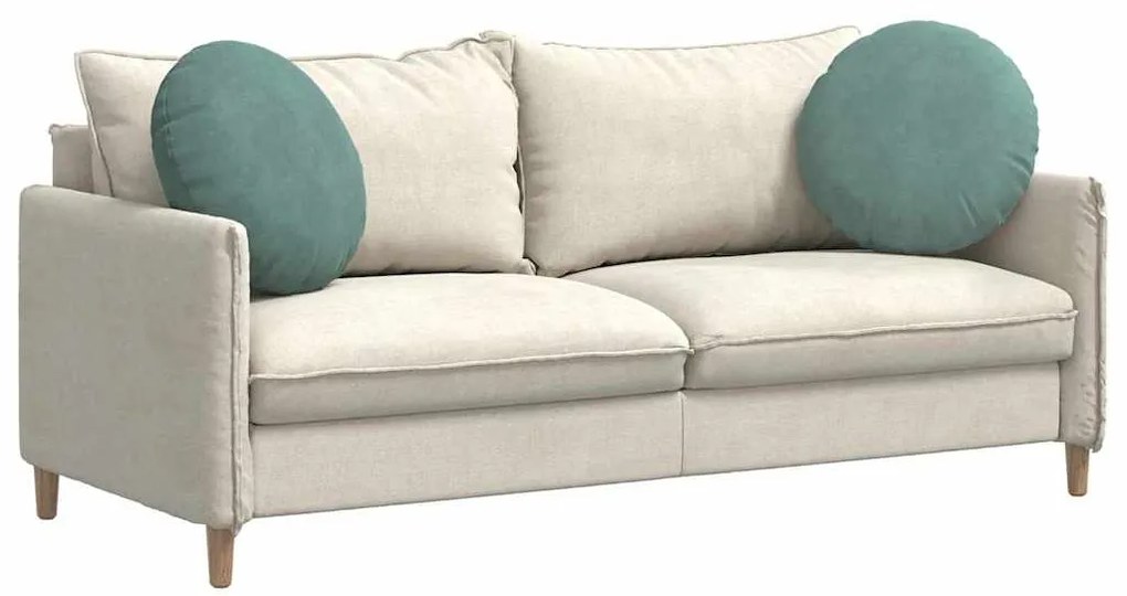 vidaXL Μαξιλάρια καθισμάτων 2 pcs Θαλασσί Ø 40 x 13 εκ. Βελούδο