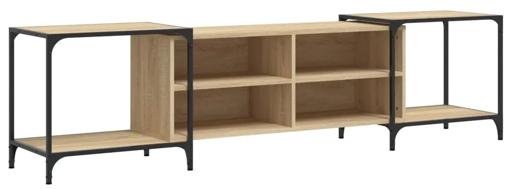 vidaXL Έπιπλο Τηλεόρασης Sonoma Δρυς 203x37x50 εκ. Επεξεργασμένο Ξύλο