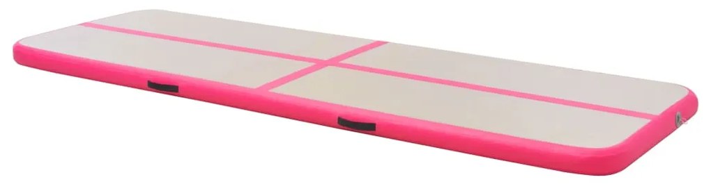 vidaXL Στρώμα Ενόργανης Φουσκωτό Ροζ 800 x 100 x 10 εκ. PVC με Τρόμπα