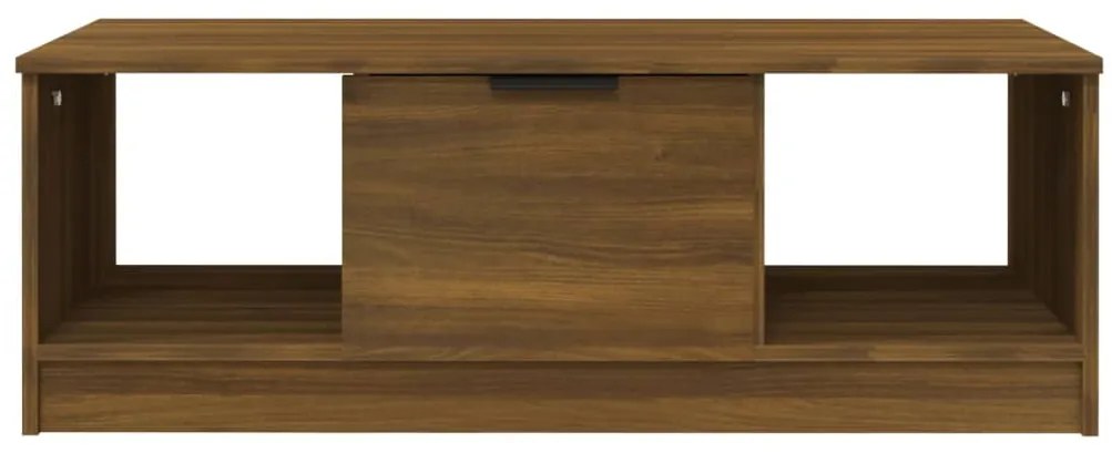 vidaXL Τραπεζάκι Σαλονιού Καφέ Δρυς 102x50x36 εκ. Επεξεργασμένο Ξύλο