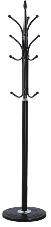 Καλόγερος Keleste pakoworld μέταλλο σε μαύρη απόχρωση Φ37x175εκ