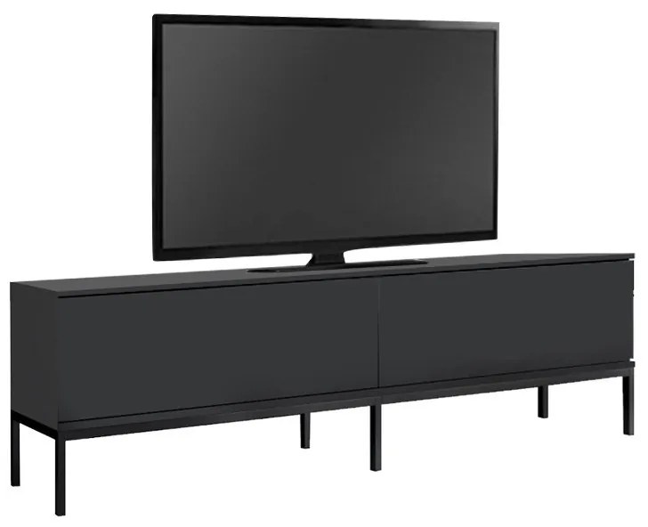 Megapap Έπιπλο Τηλεόρασης Lord Μαύρο 180x30x47εκ.