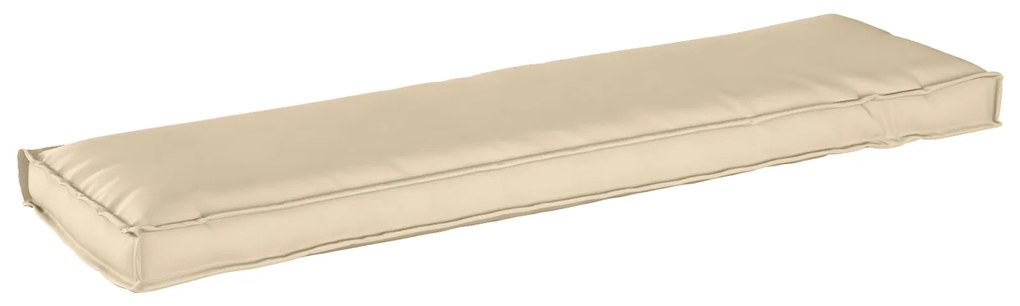 vidaXL Μαξιλάρι για Παγκάκι Μπεζ 140 x 40 x 8 cm από Ύφασμα Oxford