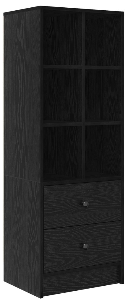 vidaXL Γραφείο με αποθηκευτικό χώρο 2 pcs Μαύρη δρυς 80 x 40 x 76 εκ.