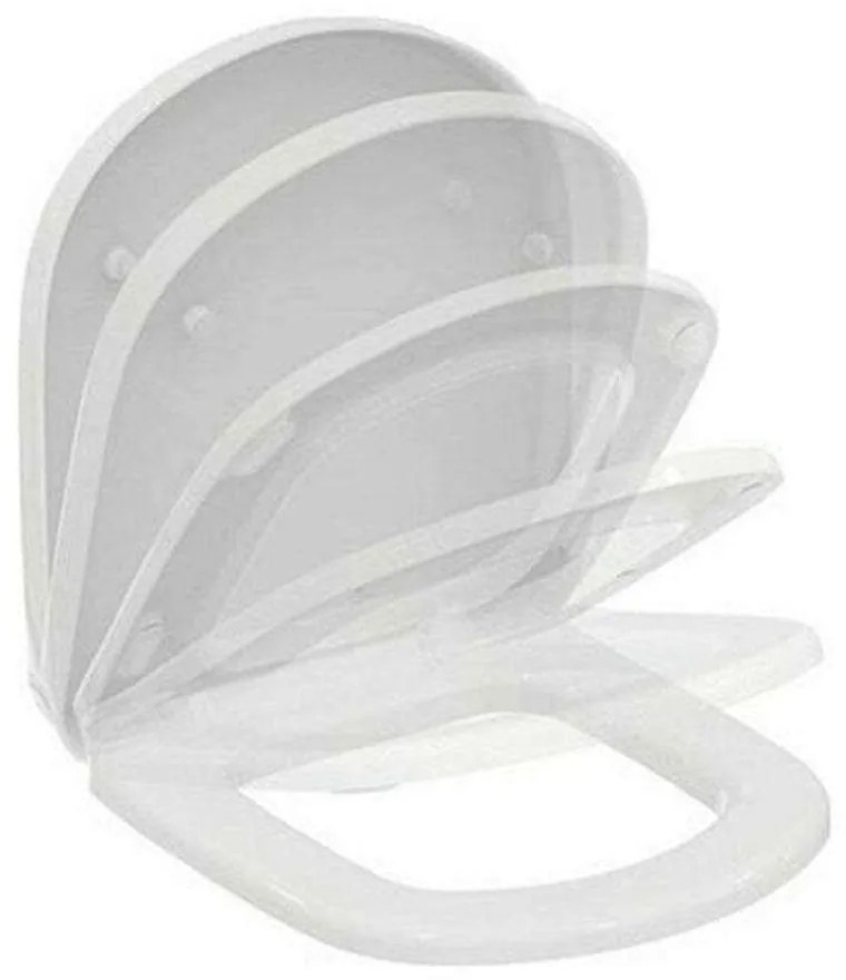 Καπάκι Λεκάνης Sorrento Soft-Close Slim S1088-SLIM 44x36cm White Karag Πλαστικό