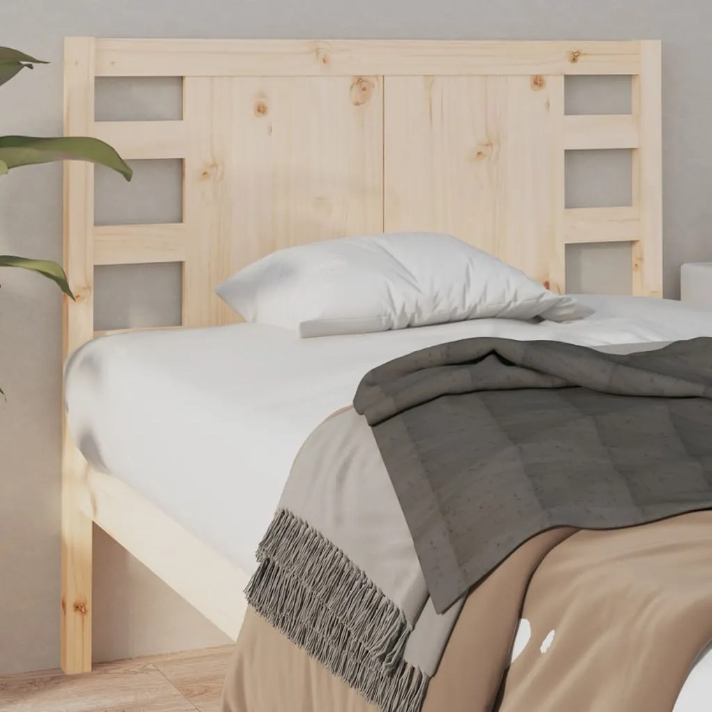 vidaXL Κεφαλάρι 96 x 4 x 100 εκ. από Μασίφ Ξύλο Πεύκου