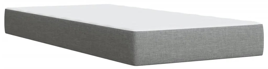 ΚΡΕΒΑΤΙ BOXSPRING ΜΕ ΣΤΡΩΜΑ ΑΝΟΙΧΤΟ ΓΚΡΙ 90X190 ΕΚ. ΥΦΑΣΜΑΤΙΝΟ 3292657