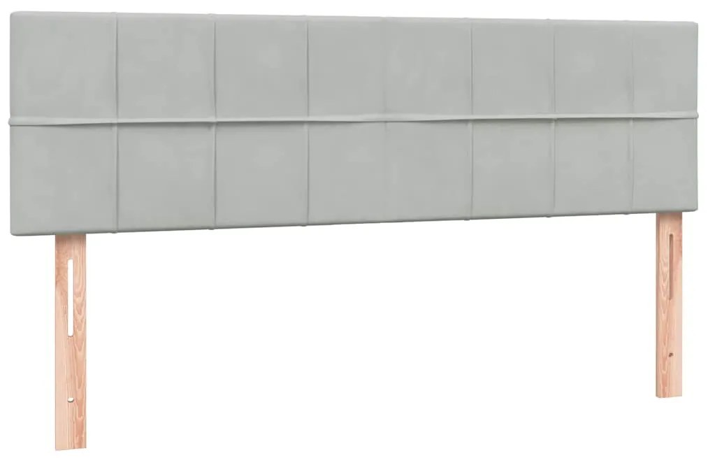 ΚΡΕΒΑΤΙ BOXSPRING ΜΕ ΣΤΡΩΜΑ ΑΝΟΙΧΤΟ ΓΚΡΙ 140X220 ΕΚ. ΒΕΛΟΥΔΙΝΟ 3316929