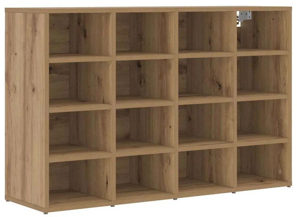 vidaXL Παπουτσοθήκη artisan δρυς 103 x 30 x 67 εκ. Επεξεργασμένο ξύλο