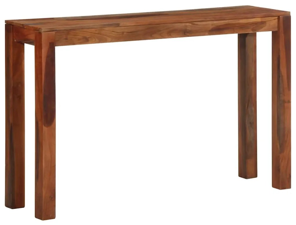 Τραπέζι κονσόλας 120x30x76 cm μασίφ ξύλο ακακίας - Καφέ