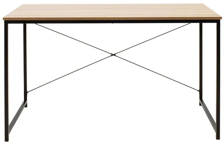 Γραφείο εργασίας Ramon φυσικό-μαύρο 120x60,5x70εκ 120x60.5x70 εκ.