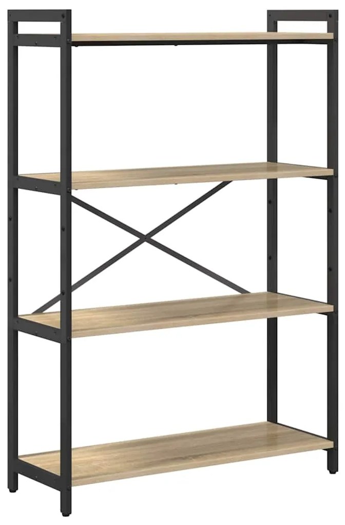 vidaXL Βιβλιοθήκη Sonoma Δρυς 80 x 30 x 118 εκ Επεξεργασμένο ξύλο