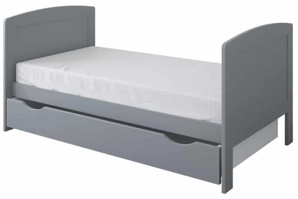 Βρεφικό προεφηβικό Κρεβάτι  Bubba με Συρτάρι Grey  70x140cm  BC10070A BabyCute