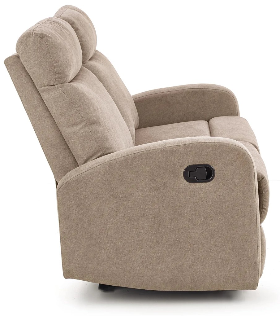 OSLO 2S sofa with recliner fucntion color: beige DIOMMI V-CH-OSLO_2S-SOFA-BEŻOWY