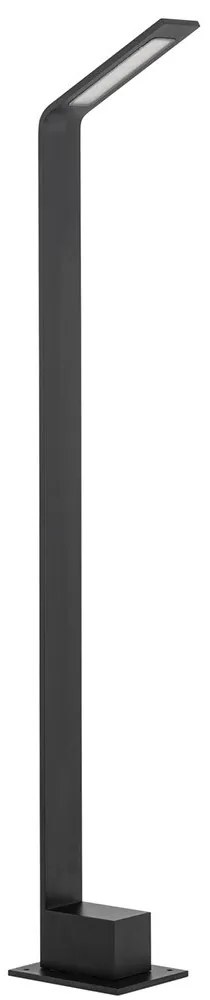 Φωτιστικό Δαπέδου Slim 11540 15x80cm 7W 3000K 450lm Led Black Nowodvorski