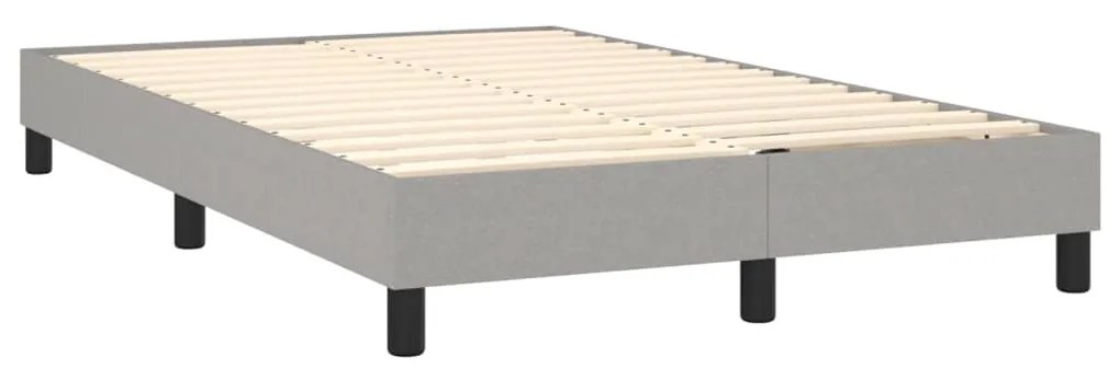 ΚΡΕΒΑΤΙ BOXSPRING ΜΕ ΣΤΡΩΜΑ &amp; LED ΑΝ.ΓΚΡΙ 120X200 ΕΚ ΥΦΑΣΜΑΤΙΝΟ 3133381