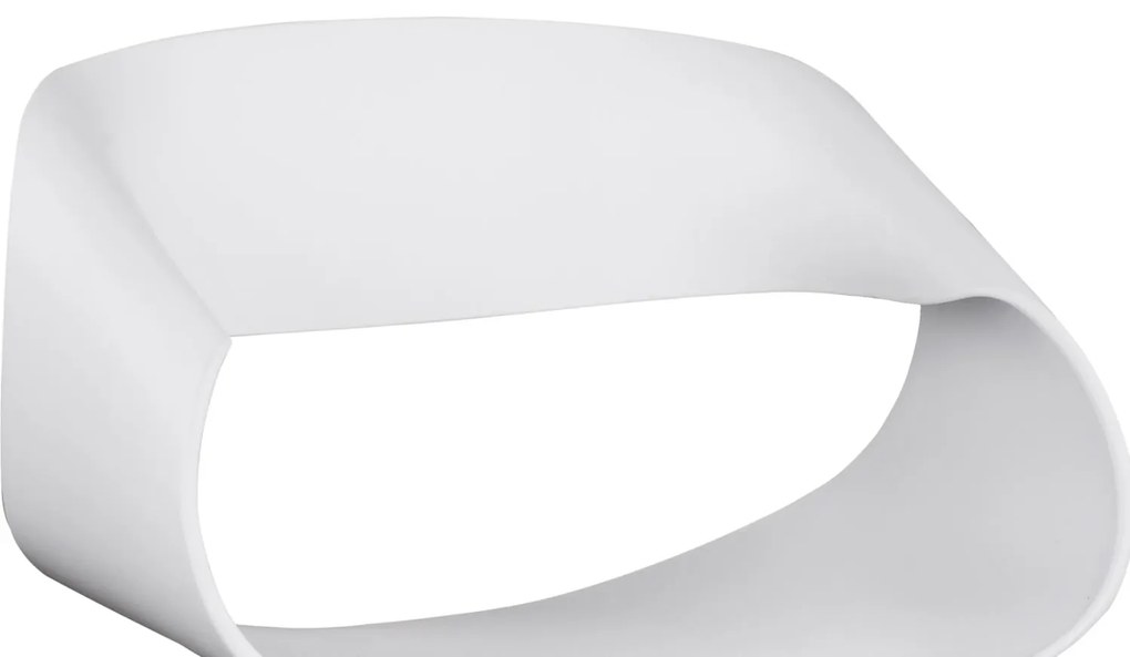 Σετ τραπεζαρίας MAGGIE C21186 5τμχ σε Λευκό MDF TOP & Καρέκλα Πολυπροπυλενίου 120x120x75 εκ.