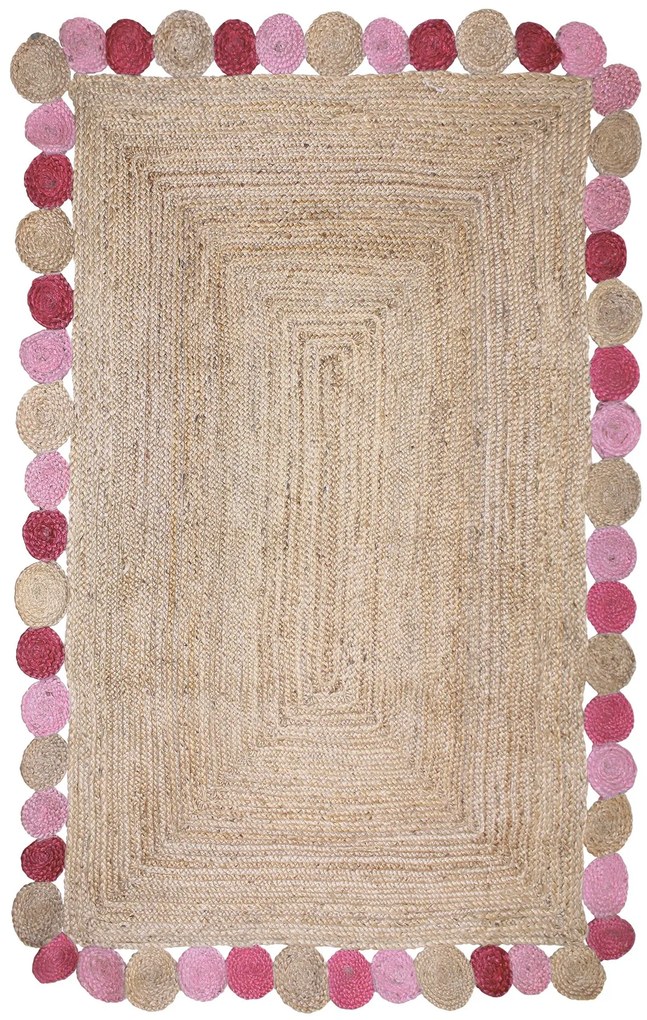 ΧΑΛΙ ΓΙΟΥΤΑ PAVIA PINK - 160cm x 230cm - 2003119 - 2003119