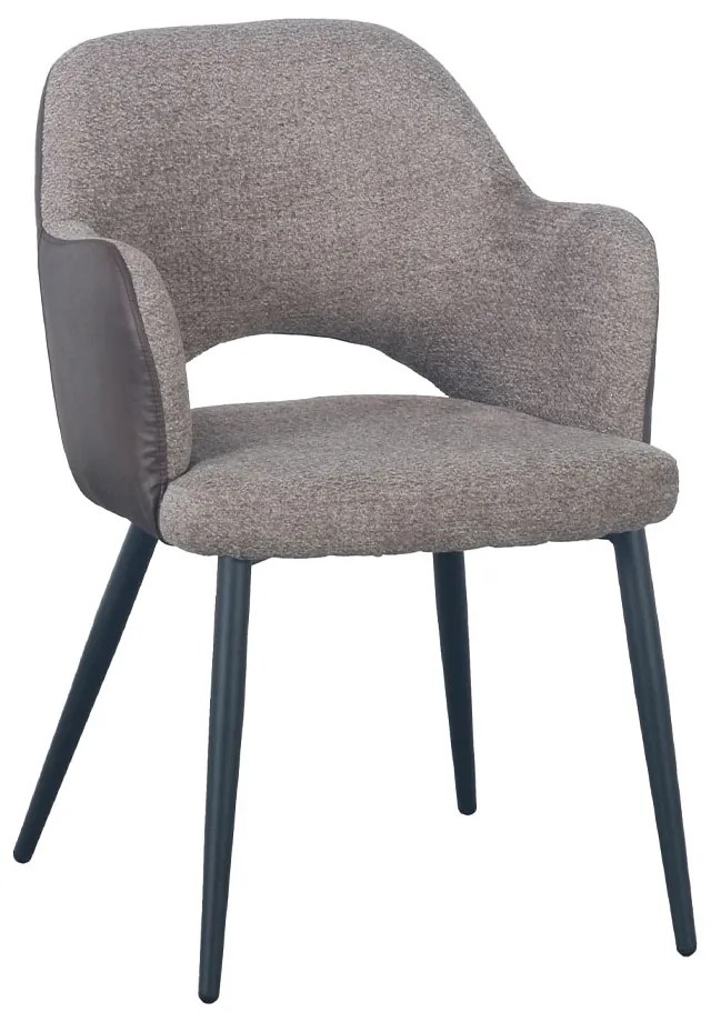 Liberta ASCOT ΚΑΡΕΚΛΑ ΚΑΦΕ ΣΚΟΥΡΟ 60x63,5xH79cm 60x63,5xH79cm 03-1064
