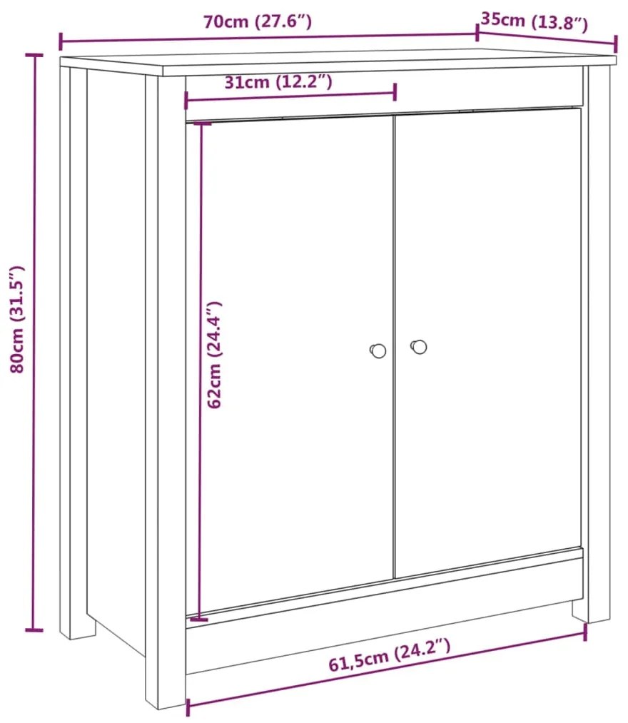 ΝΤΟΥΛΑΠΙ ΚΑΦΕ ΜΕΛΙ 70 X 35 X 80 ΕΚ. ΑΠΟ ΜΑΣΙΦ ΞΥΛΟ ΠΕΥΚΟΥ 813722