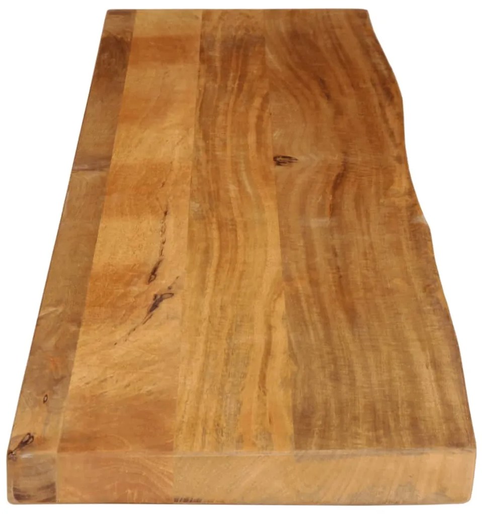 vidaXL Επιφάνεια Τραπεζιού 160x20x3,8 εκ. Live Edge Μασίφ Ξύλο Μάνγκο