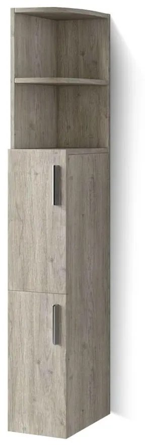 Γωνιακή Στήλη μπάνιου ALON 3 Beige Oak 20x33x136 εκ.