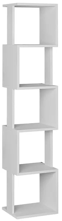 Βιβλιοθήκη Piri Megapap χρώμα λευκό 35x30x161εκ.