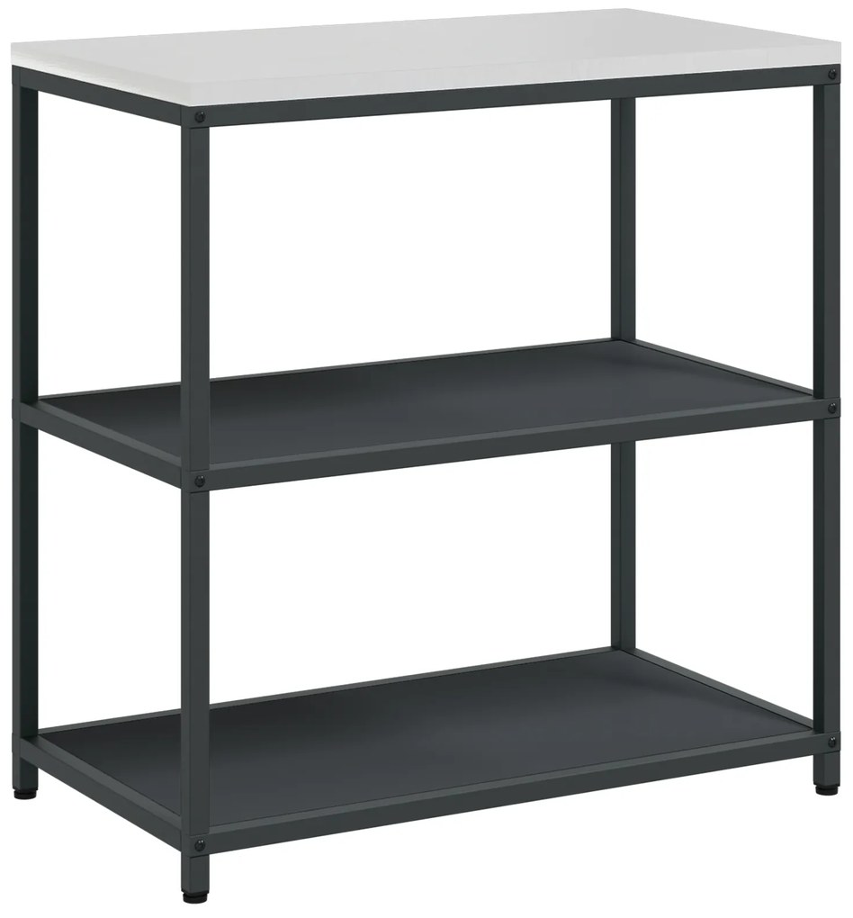 vidaXL Σετ Αποθήκευσης Κουζίνας 2 pcs Ανθρακί 150 x 50 x 92 εκ.