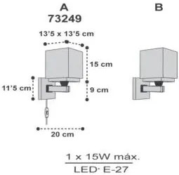 Απλίκα τοίχου Ango Arcade
