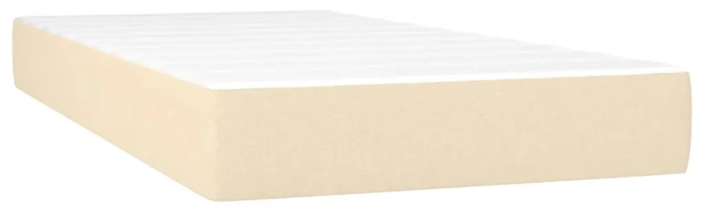 ΚΡΕΒΑΤΙ BOXSPRING ΜΕ ΣΤΡΩΜΑ ΚΡΕΜ 80 X 200 ΕΚ. ΥΦΑΣΜΑΤΙΝΟ 3131390