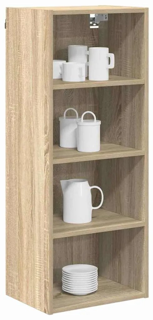 vidaXL Κρεμαστό ντουλάπι Riga Δρύς Sonoma 40 x 29,5 x 100 εκ.