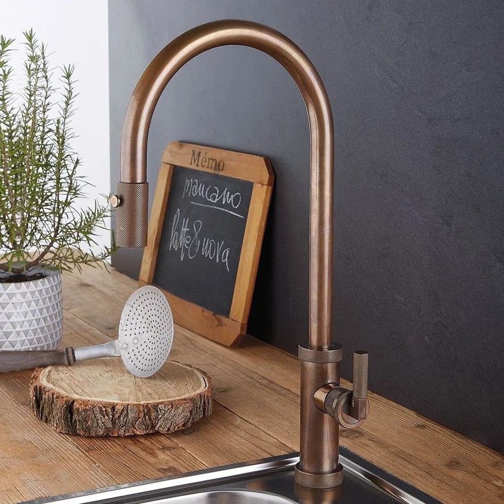 Armando Vicario Urban 400702-225 Μπαταρία Κουζίνας Natural Brass