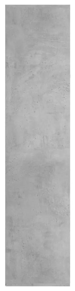 Ραφιέρα/Βιβλιοθήκη Γκρι Σκυροδέματος 66x30x130 εκ. Μοριοσανίδα - Γκρι